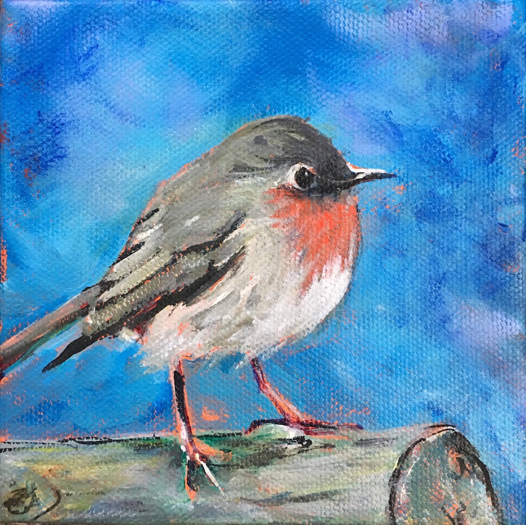 Betty Schriver - A Little Bird (Photo Reference Gill Fox)