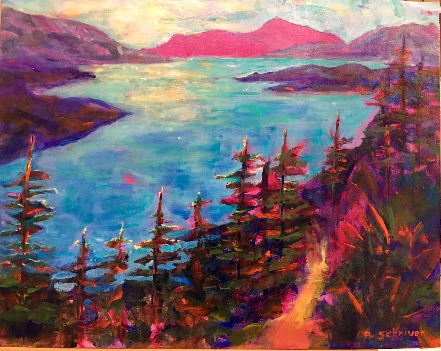 Betty Schriver - An Eagle Eye's View (SOLD)