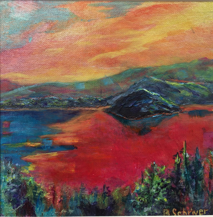 Betty Schriver - Copper Island from Reedman Point