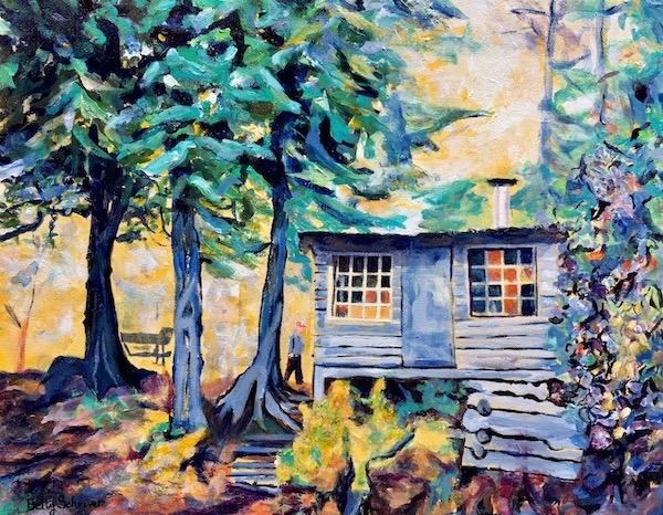 Betty Schriver - Gerald's Fishing Camp (Photo ref Dan Schriver) NFS