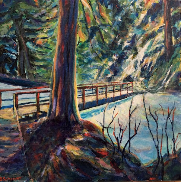 Betty Schriver - Margaret Falls - Light Streams