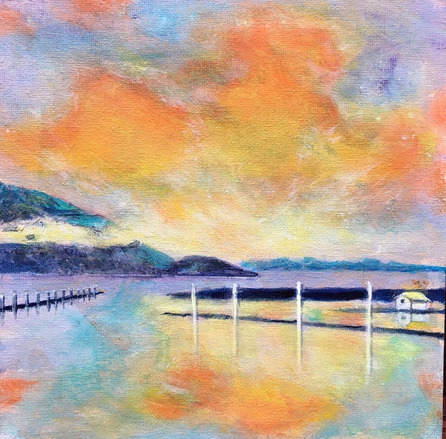 Betty Schriver_ Near the Wharf in Salmon Arm